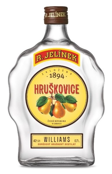 Hruškovice 42% 0,7l budík - promo